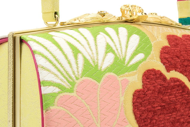 草履バッグセット 成人式 振袖用 赤 レッド 金色 ゴールド ピンク