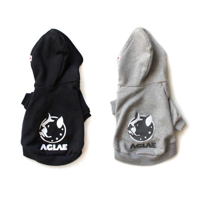 【「AGLAE」のドッグパーカー】ロゴマーク/ドッグウエア/犬服/イヌ/ワンちゃんグッズ/チワワ・プードルサイズ/小型犬サイズ
