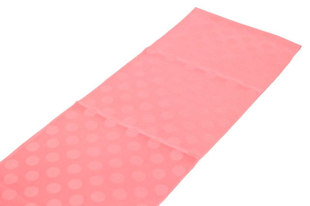 帯揚げ 振袖 正絹 振袖用帯揚げ 成人式 モダン ピンク 水玉 ドット