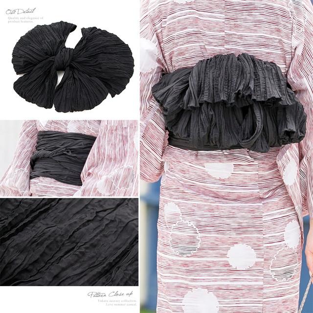 浴衣セット レディース レトロ 浴衣セット 大人 3点セット 赤 レッド