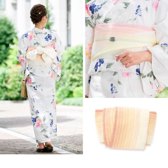 即納【レディース浴衣3点セット】浴衣セット/レディース/白系/青