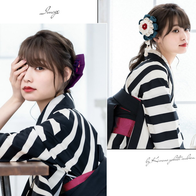 袴セットレディース 袴セット レディース 卒業式 小学生 大学生 ボヌールセゾン 黒 白 幾何学模様 小振袖 女性 レディース 日本製 送料無料 袴セットレディース 袴セット レディース 卒業式 小学生 大学生