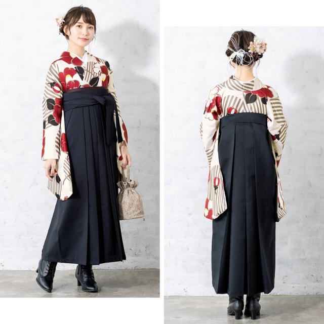 卒業式 袴セット 購入 大学生 レディース 小学生 袴 白系 アイボリー 赤系 黒 縞 水玉 椿 洗える ショート丈 小振袖 女性 袴4点セット 送料無料 卒業式 袴セット 購入 大学生 レディース 小学生 袴 白系 アイボリー