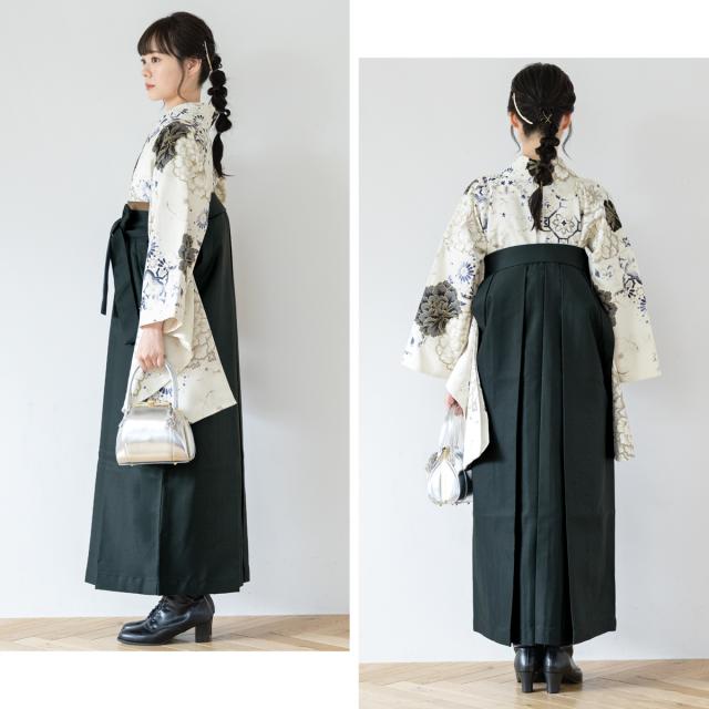 平和屋着物○訪問着 駒刺繍 雲重ね草花文 暈し染め 金彩