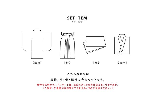 袴セット 卒業式 大学生 小学生 レディース 女の子 モダン 花柄 グレー 赤 白 椿 松 梅 絵羽柄 袴4点セット 和装 着物セット 販売 購入 送料無料