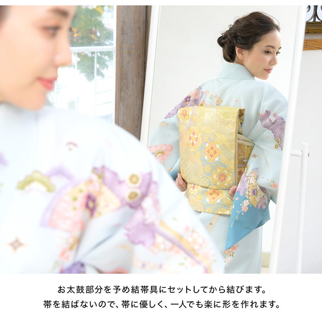 着付け小物 帯枕 結帯具 小紋 訪問着 振袖 和装小物 便利小物 ピンク 