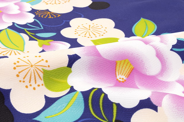 卒業式 女の子 小学校 袴用二尺袖着物 bonheur saisons レトロモダン