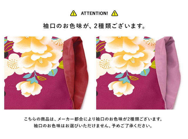 卒業式 女の子 小学校 袴用二尺袖着物 bonheur saisons レトロモダン 赤紫