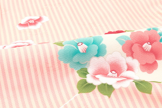 卒業式 女の子 小学校 袴用二尺袖着物 bonheur saisons レトロモダン