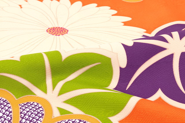 卒業式 女の子 小学校 袴用二尺袖着物 bonheur saisons レトロモダン