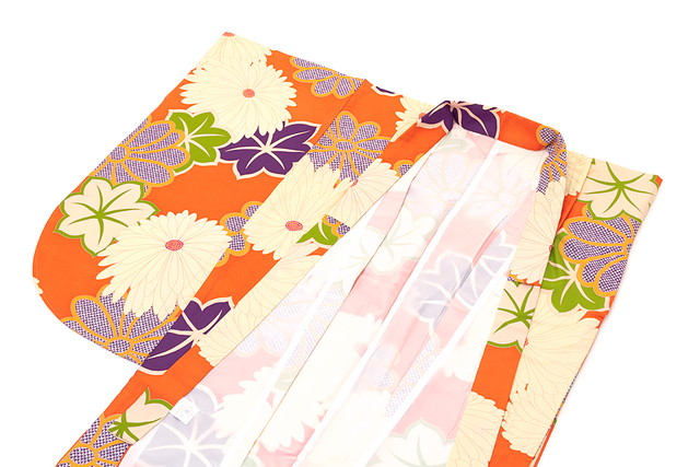 卒業式 女の子 小学校 袴用二尺袖着物 bonheur saisons レトロモダン