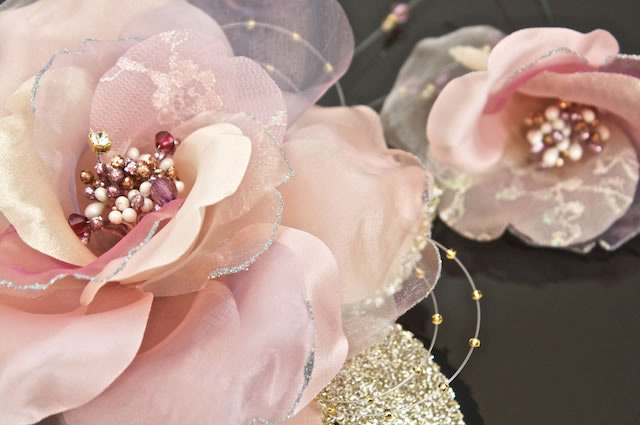 成人式 髪飾り 成人式の髪飾り 2点セット ピンク 花 フラワー