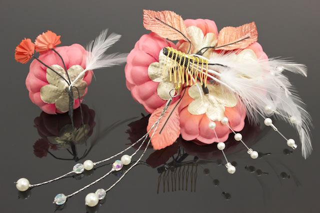 成人式 髪飾り 成人式の髪飾り 2点セット 振袖 卒業式 袴 浴衣 はかま