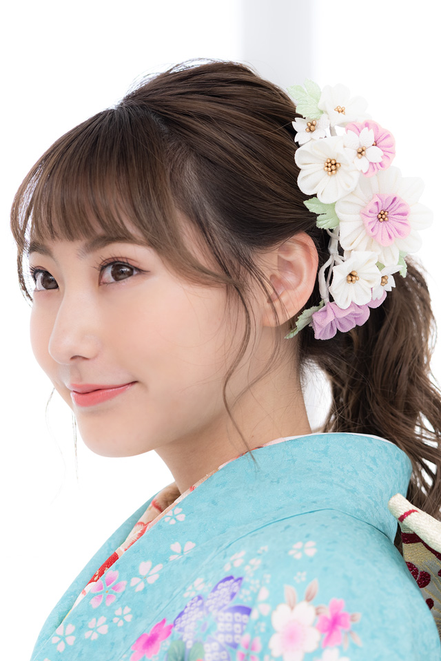 成人式 髪飾り 成人式の髪飾り つまみ細工 薄紫色 パープル 白 ホワイト 桜 菊 花 フラワー コサージュ コーム ワイヤー 髪留め 卒業式向け 振袖向け 袴向け ヘアアクセサリー 日本製 和装