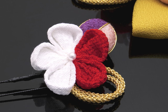 成人式 髪飾り 成人式の髪飾り 2点セット ピンク 椿 つばき 花