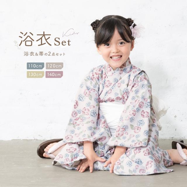 浴衣 子供 女の子 セット 2026 SOUBIENオリジナル 吸水速乾 CoolPass 2