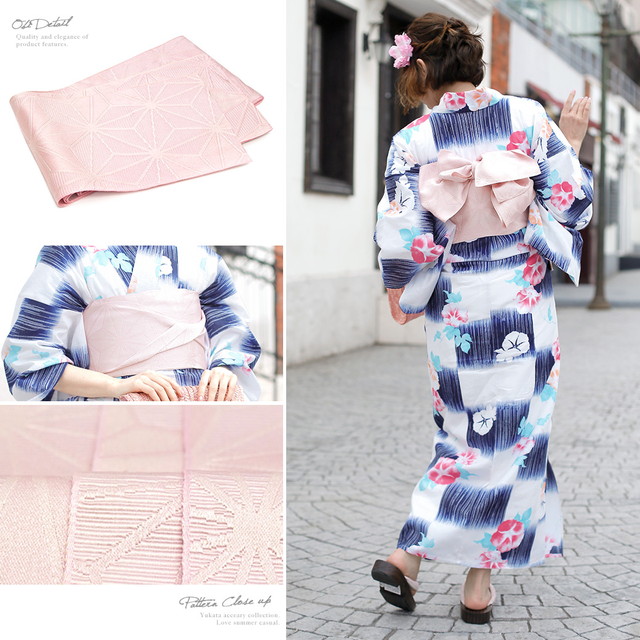 浴衣セット レディース レトロ 浴衣セット 大人 3点セット 紺 ネイビー