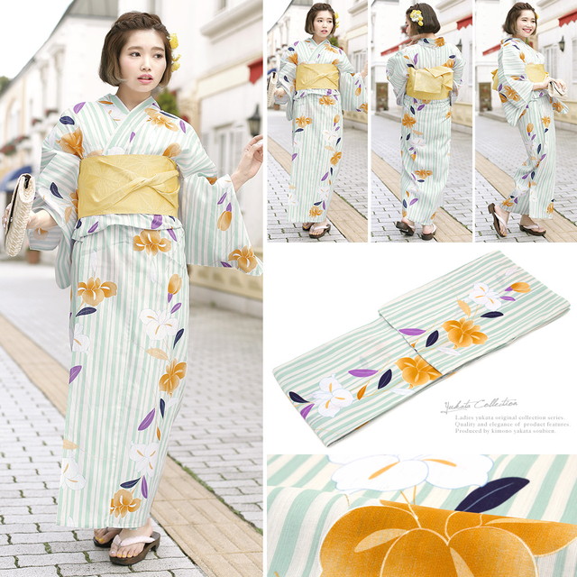 レディース　浴衣　セット　身丈162cm　オレンジ　とんぼ　花柄　半幅帯　黄色 楽天市場】【クリアランス50%offクーポン】10/24~30 浴衣 セット
