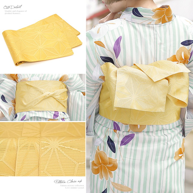 浴衣セット レディース レトロ 浴衣セット 大人 3点セット 緑系