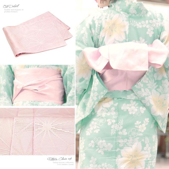 【浴衣3点セット】萩と百合 フリーサイズ 美品 新品未使用品 浴衣3点セット】萩と百合 フリーサイズ 美品 新品未使用品の通販