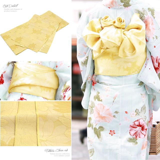 浴衣セット レディース レトロ 浴衣セット 大人 3点セット 水色 ブルー