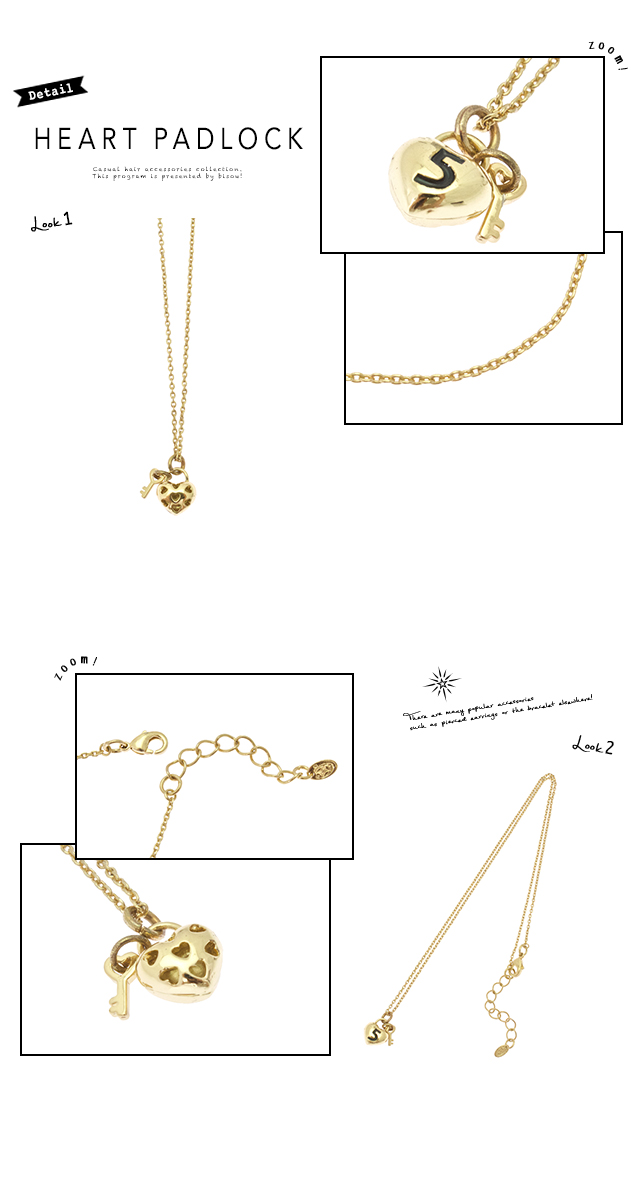 ゴールド ハート型鍵ネックレス 新品 Rapture（アクセサリー） K18ゴールド ネックレス ダイヤモンド