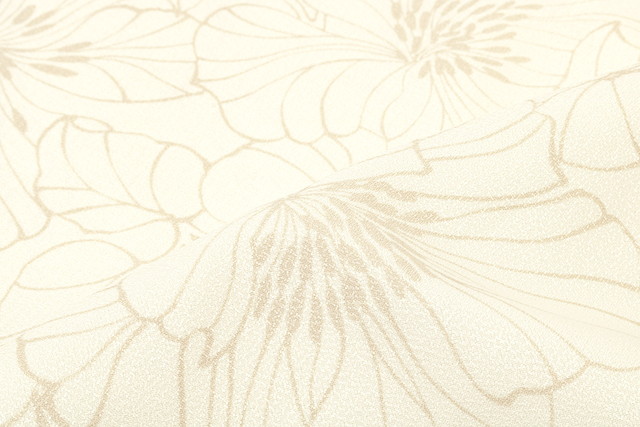 二尺袖単品 二尺袖着物 二尺袖 袴用 卒業式 クリーム系 花 フラワー 小