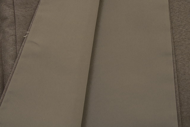 着物 袷 メンズ 焦茶色 ブラウン 無地 シンプル 紬調 カジュアル