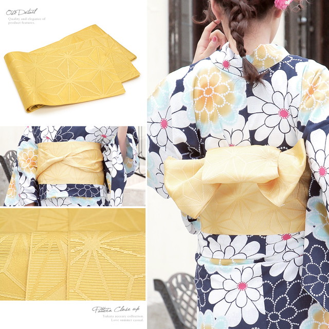 浴衣セット レディース レトロ 浴衣セット 大人 3点セット 紺 ネイビー