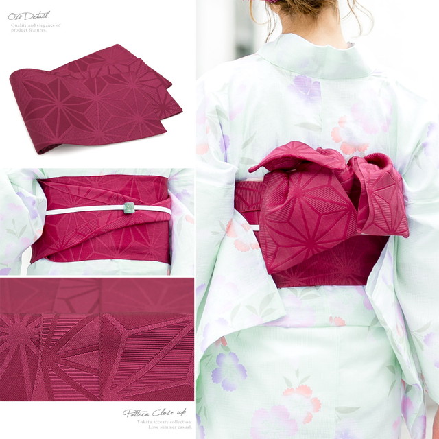 浴衣セット レディース レトロ 浴衣セット 大人 3点セット 水色 ブルー