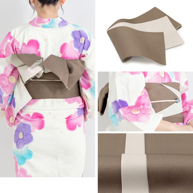 浴衣 セット レディース 浴衣セット 半幅帯 2023 大人 3点セット 白