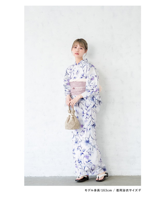 浴衣 セット レディース 浴衣セット 半幅帯 2023新作 大人 3点セット