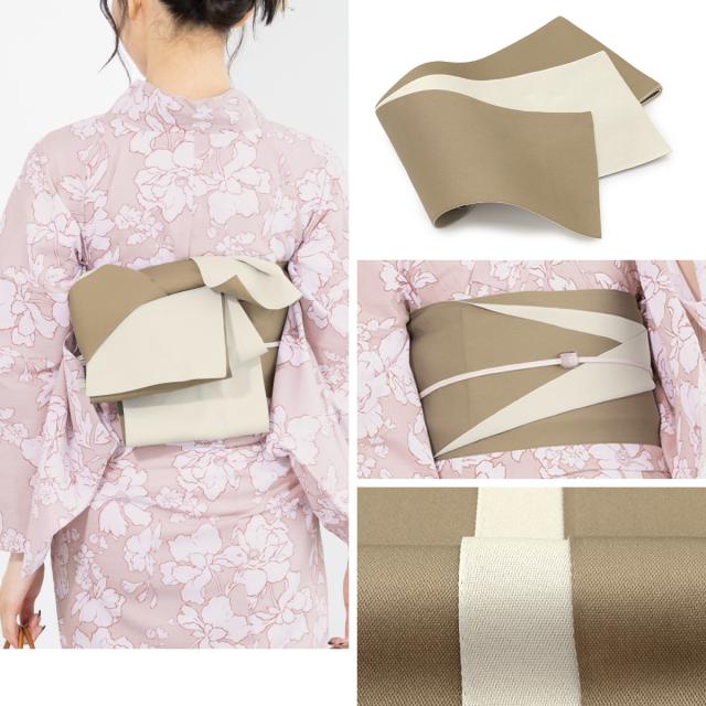 浴衣 セット レディース 浴衣セット 半幅帯 大人 3点セット ピンク系