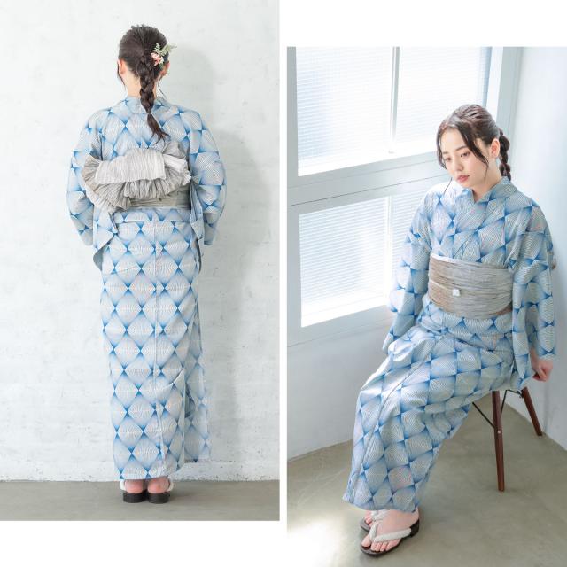 浴衣セット レディース 浴衣セット 兵児帯 大人 3点セット ボヌール