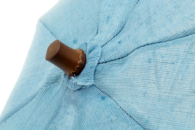 日傘 藍 インディゴブルー ネイビー 水色 生成り グラデーション 藍染