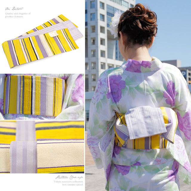 浴衣セット レディース レトロ 浴衣セット 大人 3点セット 白 ホワイト