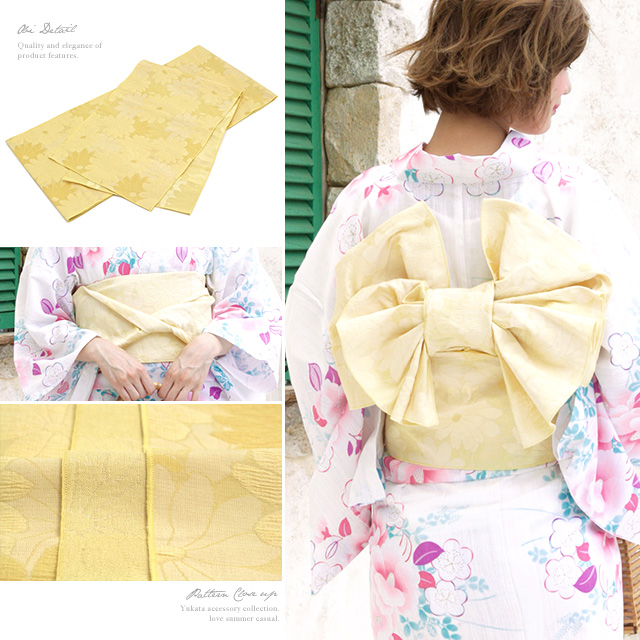 浴衣セット レディース レトロ 浴衣セット 大人 3点セット 白系