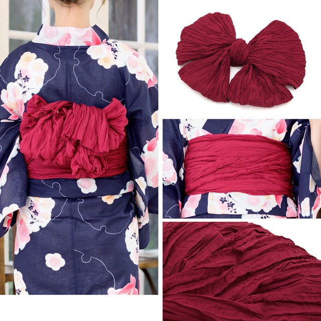 浴衣セット レディース 浴衣セット 兵児帯 大人 2点セット（浴衣/帯