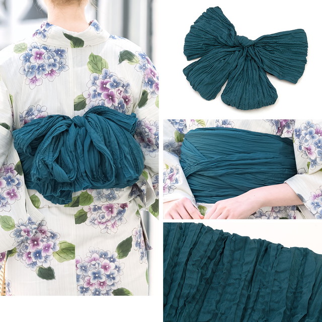 浴衣セット レディース レトロ 浴衣セット 大人 3点セット クリーム系