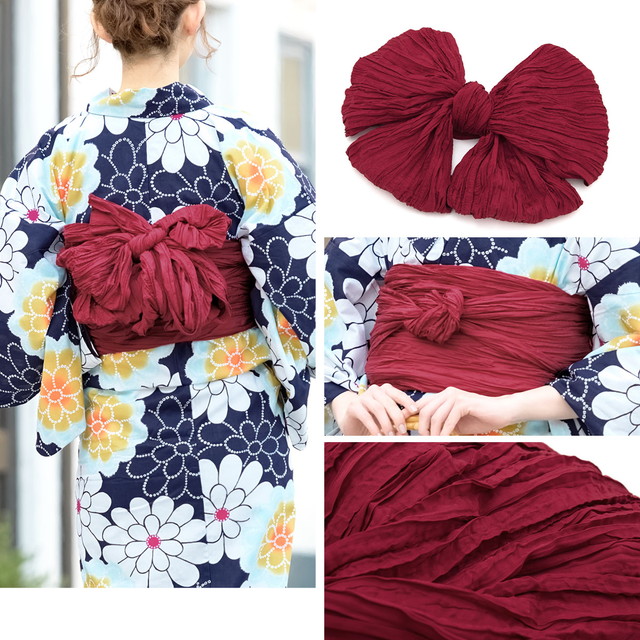 浴衣セット レディース 浴衣セット 兵児帯 大人 2点セット（浴衣/帯