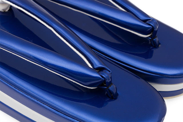 成人式 草履 振袖 厚底 袴 卒業式 ぞうり 盛装 青 ブルー シンプル エナメル 三枚芯 クッション ゾウリ レディース 女性用 送料無料の通販は