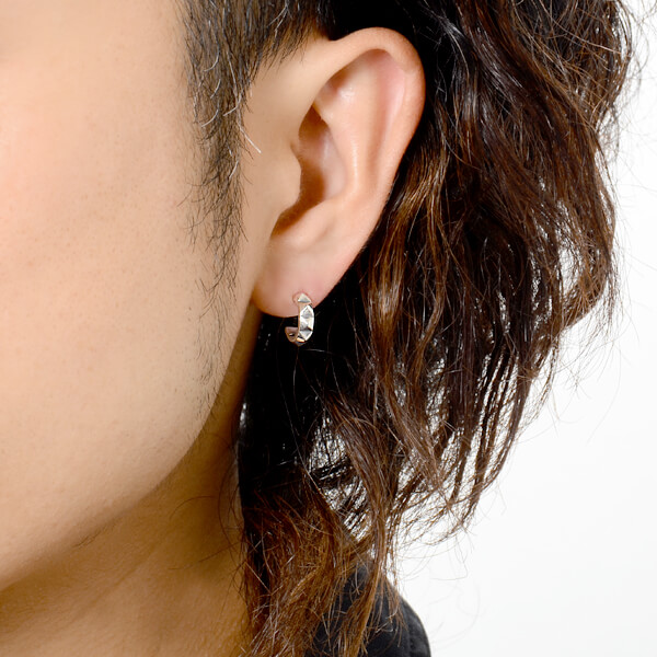 保証書付 ピアス メンズ ブランド 片耳 Material Crown シルバー クロス 彼氏 誕生日プレゼント ギフト 50 Off Carlavista Com