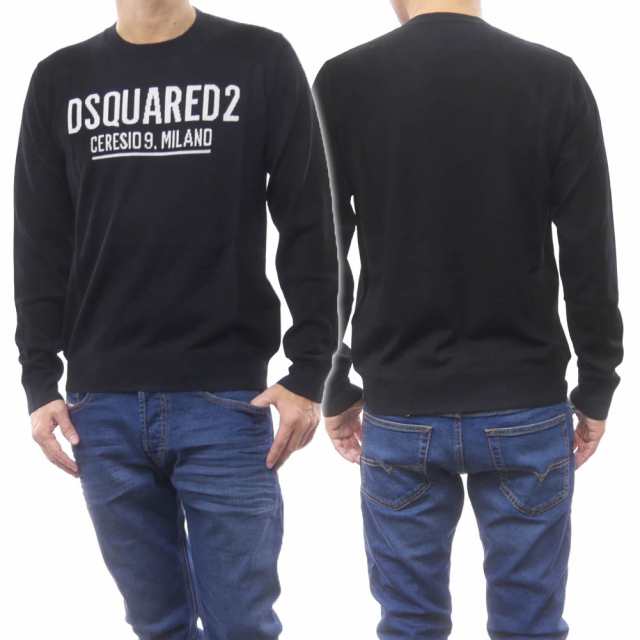 DSQUARED2 ディースクエアード メンズクルーネックセーター ニット