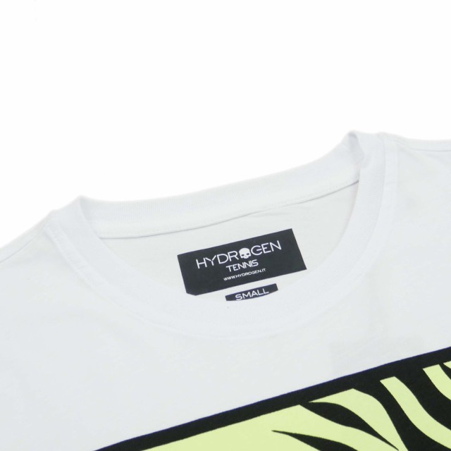 【セール 55％OFF！】HYDROGEN ハイドロゲン メンズクルーネックTシャツ T00720 / TENNIS COURT COTTON TEE  ホワイト