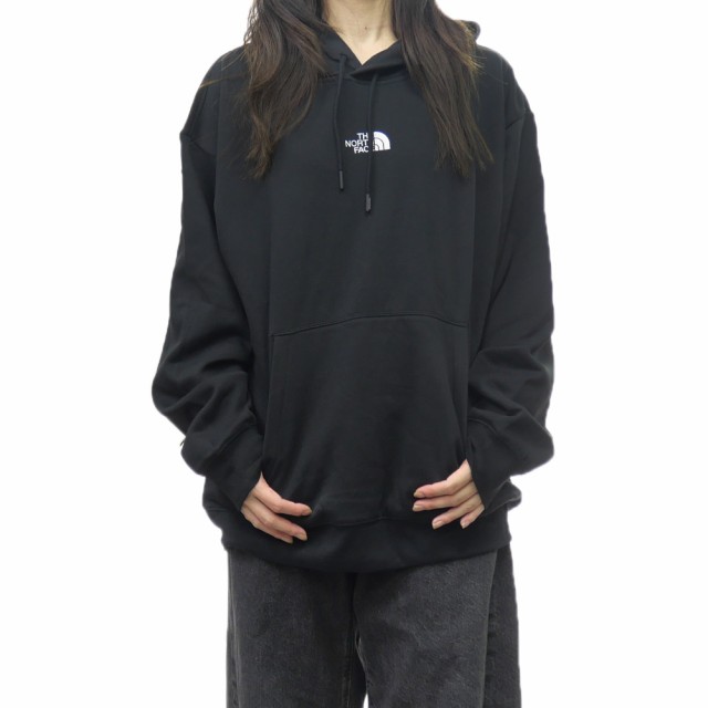 【○％OFF！】THE NORTH FACE ノースフェイス レディースプルオーバーパーカー NF0A89EN / W ESSENTIAL OVERSIZE HO ブラック /2024秋冬