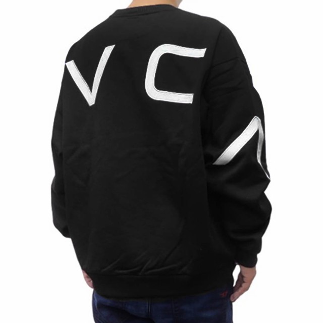 【5％OFF！】RVCA ルーカ メンズトレーナー BE042-032 / FAKE RVCA CR ブラック /2024秋冬新作