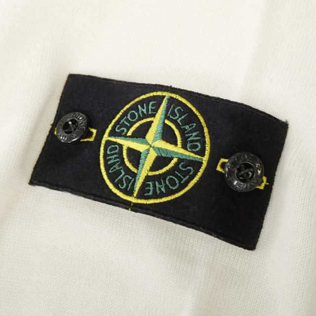 【31％OFF！】STONE ISLAND ストーンアイランド メンズクルーネックセーター ニット 510C4 オフホワイト /2024秋冬新作