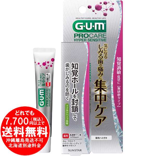 GUM (ガム) プロケアハイパーセンシティブ 知覚過敏ケア 薬用ハミガキ