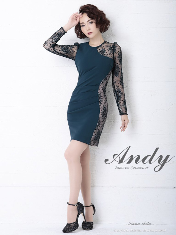 ANDY(アンディ) 完売商品 ミニドレス 長袖・七分袖