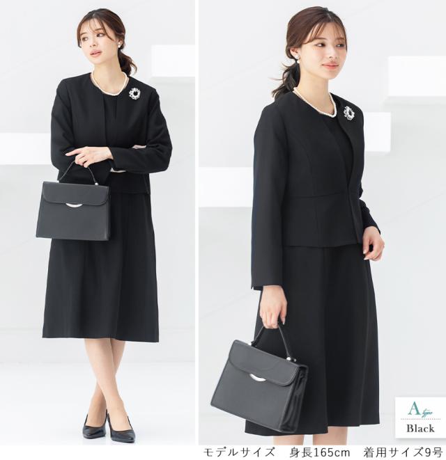 ジャケット ノーカラー カラーレス 入学式 スーツ ママ 卒業式